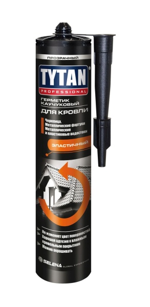 Герметик Tytan каучуковый, Professional, цвет: б\ц, уп 310 мл