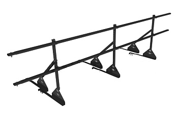 Ограждение кровельное для натуральной черепицы Roofsystems Prestige натур, H=600 мм RAL 7016, L=3000 мм