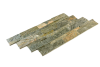 3D панель Кварцит 600х150 мм, Natural Deoli Green