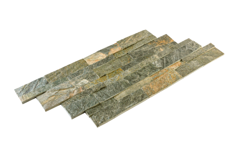 3D панель Кварцит 600х150 мм, Natural Deoli Green