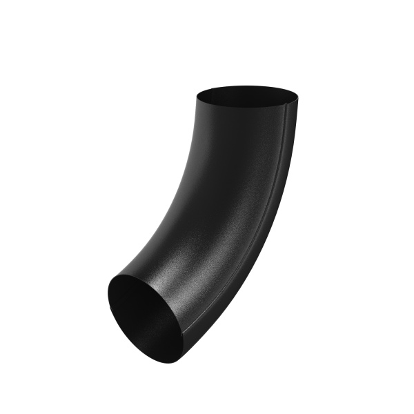 Колено трубы 72° Aquasystem Премиум Ø 100 мм, PU Matt, RAL 9005