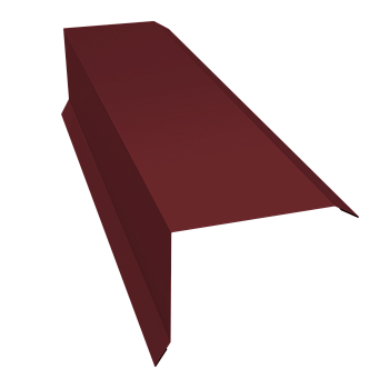 GL Торцевая планка, 80х100 мм 0.5 мм, Satin, RAL 3005, L=2000 мм