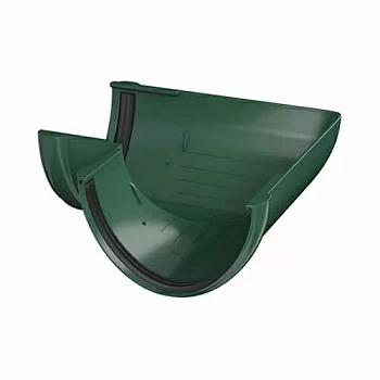 Угол желоба универсальный 90°, Технониколь пвх, стандарт Ø 125 мм, цвет: зеленый