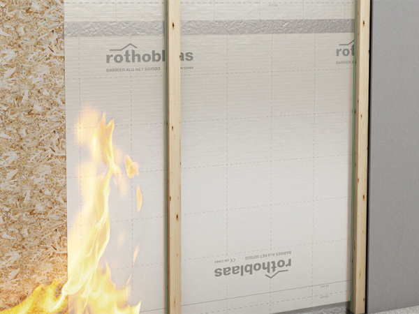 Holztechnic BARRIER ALU NET, армированная отражающая пароизоляционная пленка, 75 м²