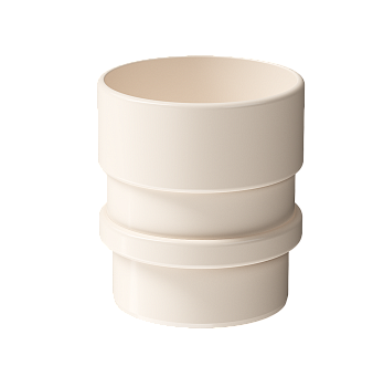 Муфта трубы соединительная, Docke Lux, Ø100 мм, цвет: латте