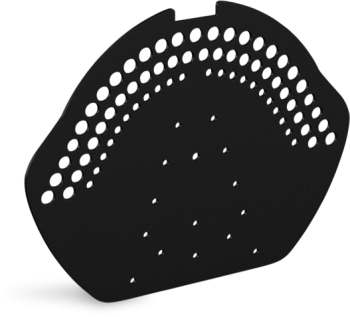 Заглушка конька Eurovent DECK, цвет: чёрный