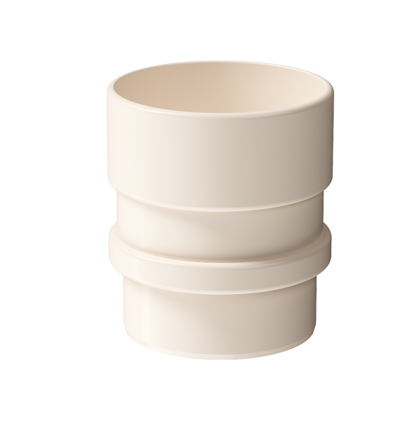 Муфта трубы соединительная, Docke Lux, Ø100 мм, цвет: латте