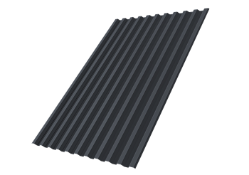 Профилированный лист GL C21 R, 0.45 мм, Drap-double TX, RAL 7024