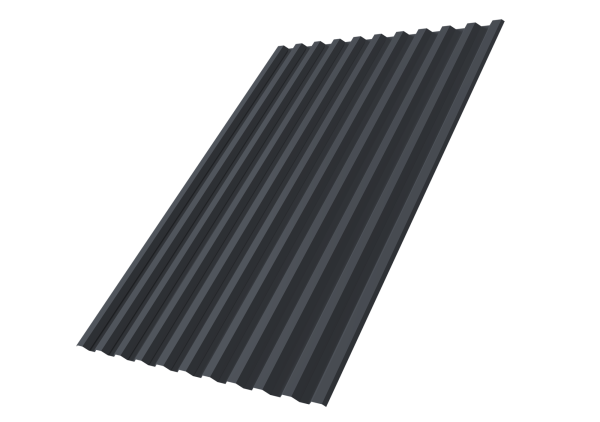 Профилированный лист GL C21 R, 0.45 мм, PE-double, RAL 7024