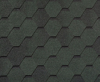 Битумная черепица RoofShield, Фемили Eco Lite, стандарт цвет: зеленый с оттенением, 3 м² / уп.