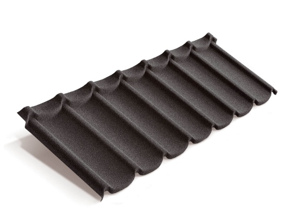 Композитная черепица Metrotile Mistral, 1305 х 415 мм цвет:  серый