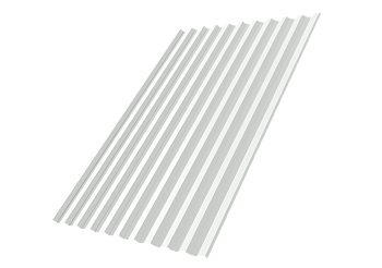 Профилированный лист GL C21 R, 0.4 мм, PE, RAL 9003