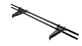 Снегозадержатель универсальный NewLine L=1500 мм, 2 опоры, 2 трубы круг Ø25 мм RAL 9005