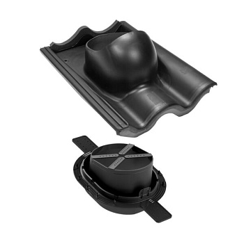 Проходной элемент Vilpe, TIILI 2K черный