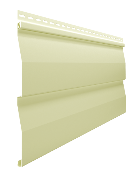 Виниловый сайдинг Docke, корабельный брус D4.5DL, L=3000×232 мм серия Standart, цвет: Банан