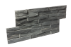 Сланец, 3D панель из камня, 600х150 мм, Rockface Black Bark