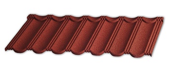 Композитная черепица Gerard Heritage, 1250х367 мм цвет: Spanish red