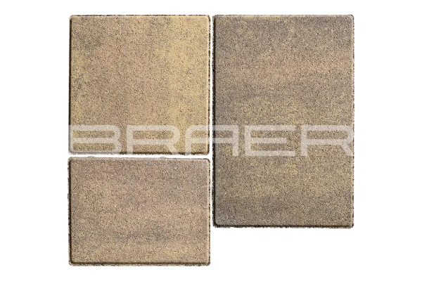 Тротуарная плитка Braer Старый город Венусбергер 40 мм 120x160, 160x160, 240x160 мм, прямоугольная, цвет: Color Mix Прайд