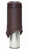 Вентиляционный выход Krovent Pipe-VT IS 150/700 мм коричневый