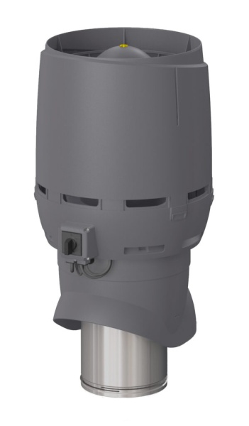 FLOW вентилятор Vilpe, ЕCo200 Р, 200/ ИЗ/ 500 мм серый