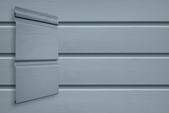 Сайдинг Grand Line, Double-брус, L=3000 мм, серия Classic Color Plus, цвет: голубой