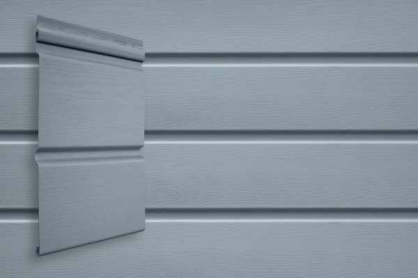 Сайдинг Grand Line, Double-брус, L=3000 мм, серия Classic Color Plus, цвет: голубой