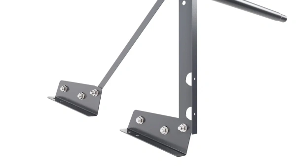 Ограждение кровельное для фальцевой кровли NewLine, H=600 мм, L= 3000 мм RAL 7024