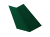 GL Планка ендовы верхней, 145х145 мм 0.45 мм, PE-Double, RAL 6005, L=3000 мм