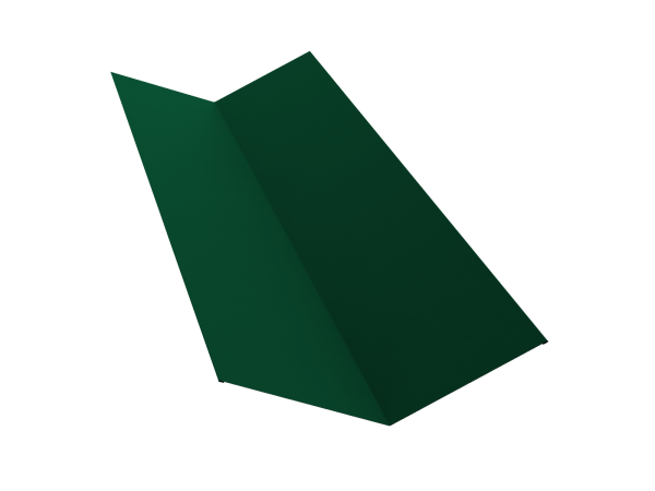 GL Планка ендовы верхней, 145х145 мм 0.4 мм, PE, RAL 6005, L=3000 мм