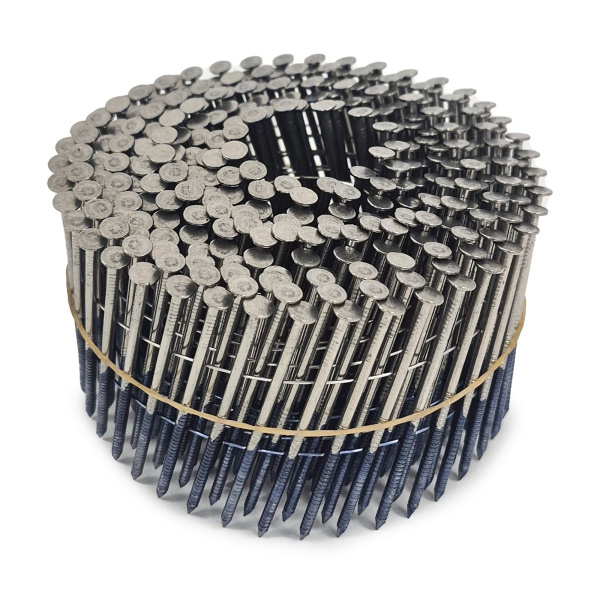 Фасадные барабанные гвозди Finka 2.3х60 мм Ring A2, уп. 2400 шт