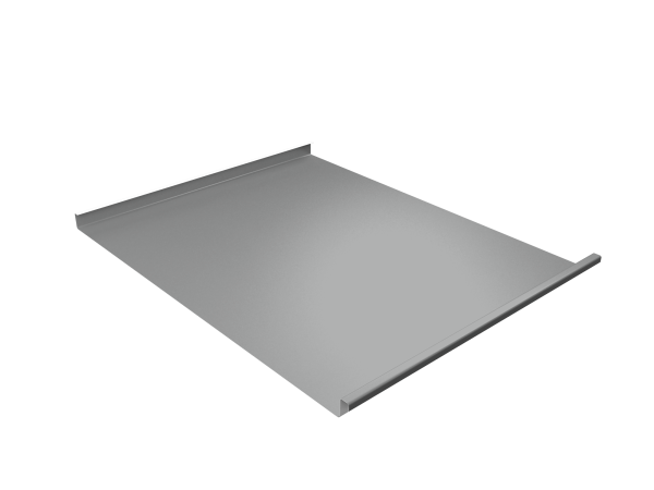 Фальц двойной стоячий Grand Line, 0.45 мм, PE, RAL 9006