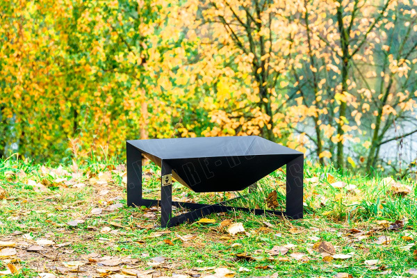 Костровой очаг, 620х620 мм, H=302 мм, "Плаза"