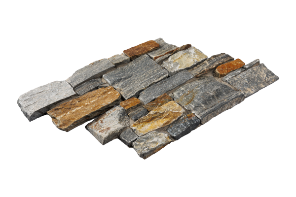 Кварцит, 3D панель из камня, 550х200 мм, Country Nordic Blend
