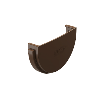 Заглушка желоба универсальная, Docke Standart, Ø120 мм, цвет: светло-коричневый