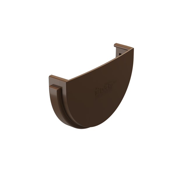 Заглушка желоба универсальная, Docke Standart, Ø120 мм, цвет: светло-коричневый