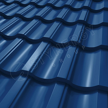 Металлочерепица Stynergy, Garda 0.5 мм, Corundum, RAL 5005