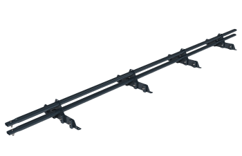 Снегозадержатель для фальцевой кровли Roofsystems Prestige Master фальц 4 опоры, 2 трубы, овал 45х25, L=3000 мм, RAL 7024