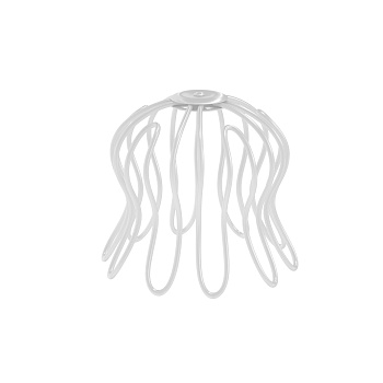 Паук, сетка воронки Aquasystem Премиум Ø 125, PU, RAL 9003