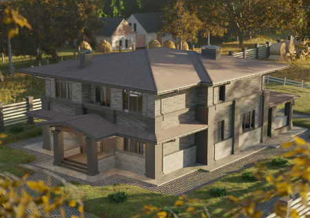 Фасадная плитка Docke Premium, Brick, уп 2.0 м² цвет: халва