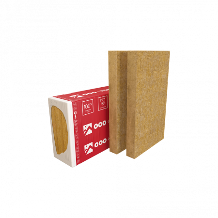 Rockwool Фасад Баттс Оптима, 50х600х1200 мм, 3.6 м², 0.18 м³ уп