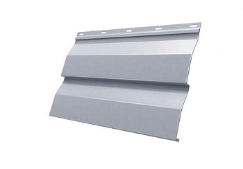 Металический сайдинг Grand Line, корабельная доска 0.45 мм, PE, RAL 9006