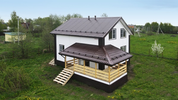 Сайдинг Grand Line, Natural-брус, L=3000 мм серия Classic Standart, цвет: белый