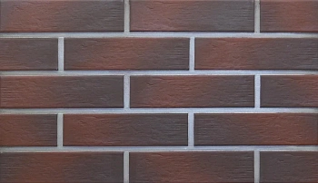 Фасадная плитка под кирпич, Paradyz, 245х66 мм, 7.4 мм гладкий, Cloud Rosa Duro