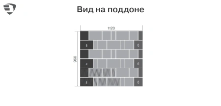 Тротуарная плитка Braer Старый город Ландхаус 60 мм 80х160, 160х160, 240х160 мм, прямоугольная, цвет: Color Mix Техас