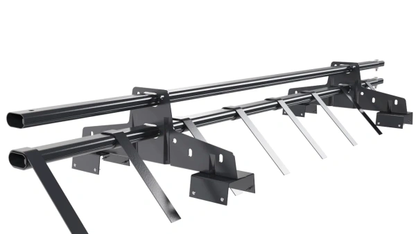 Снегозадержатель для профнастила Н-114 Borge L=1500 мм 2 опоры, 2 трубы, овал 25х45 RAL 7024