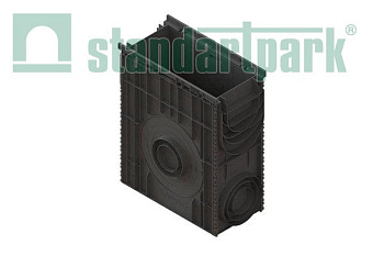 Пескоуловитель Standartpark, PolyMax Basic, DN200, h620, сборный, арт: 8580107