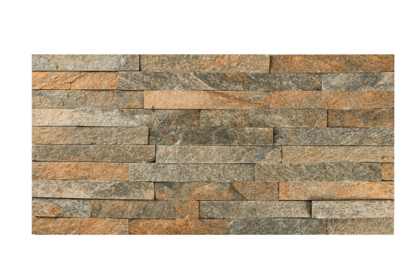 Кварцит, 3D панель из камня, 600х150 мм, Classic Multi Quartz, 8 шт/уп