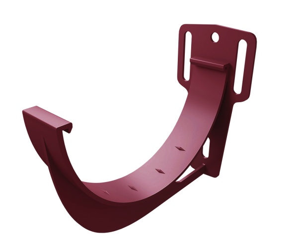 Кронштейн желоба slider пвх, Grand Line классик Ø 120 мм, цвет: бордо