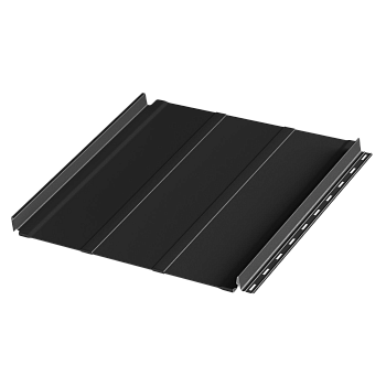 Фальцевая панель Aquaclick, Силуэт 2, с подгибом 0.5 мм, PU Matt, Zn 275 г/м², RAL 9005