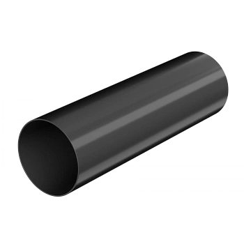 Труба водосточная, Технониколь, оптима Ø80 мм, L=2000 мм, цвет: черный